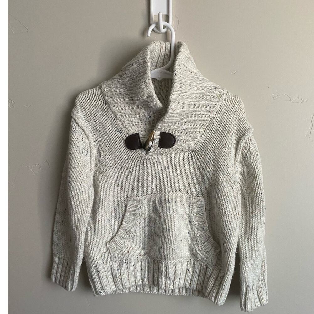 Joe Fresh Oatmeal Speckled Pullover Boys Sweater